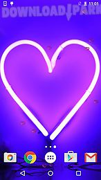 neon hearts