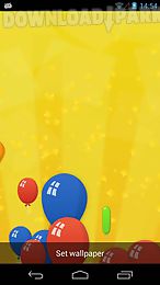 party balloons live 3d wallpaper