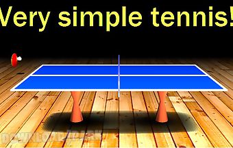 Simple table tennis: 2d gameplay