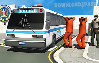 Prisoner transport police bus