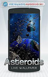 asteroids live wallpaper