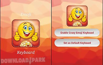 Crazy emoji keyboard