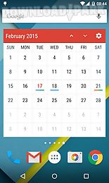 event flow calendar widget