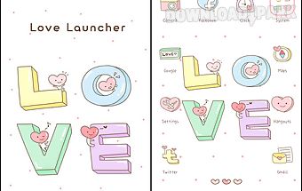 Love go launcher theme