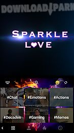 sparkle love 💘 keyboard theme