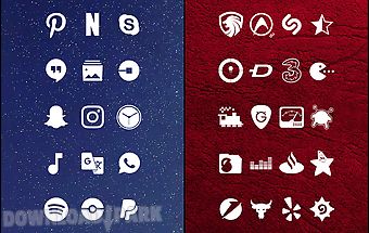 Whicons - white icon pack