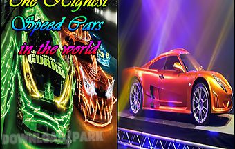 Fast speed cars in world