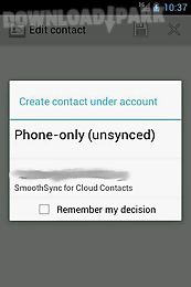 smoothsync for cloud contacts rare