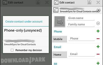 Smoothsync for cloud contacts ra..