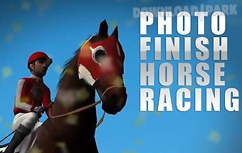 Photo finish: horse racing