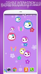 lily kitty fun live wallpaper