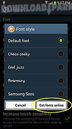 font style search for galaxy