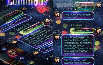 (free) go sms luminous theme