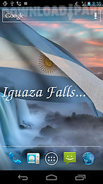 3d argentina flag lwp