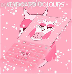 keyboard colours pink