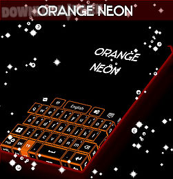 orange neon go keyboard