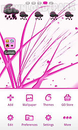 pink chill go launcher ex