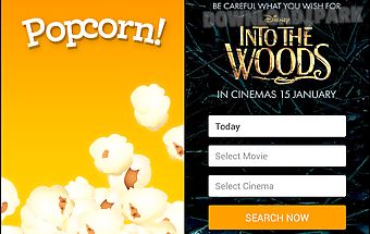 Popcorn: movie showtimes