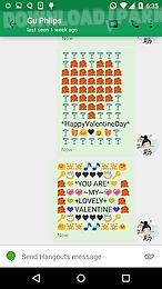 valentines art -emoji keyboard