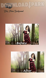 blur photo background effect
