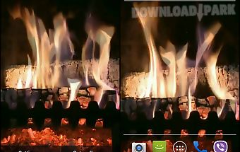 Fireplace video live wallpaper