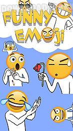 free-go sms funnyemoji sticker