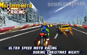 Max. speed moto racing