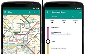 Paris metro map and planner