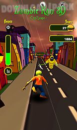 zombie run 3d - city escape