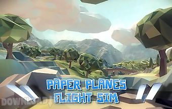 Paper planes: flight sim