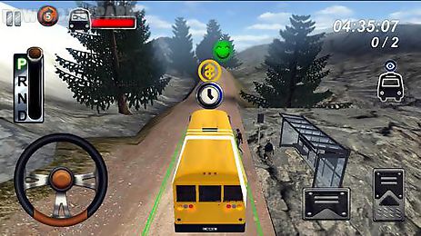 school bus driver: hill climb