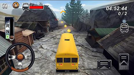 school bus driver: hill climb