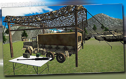 army truck driver 3d