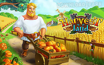 Harvest land. slavs: farm