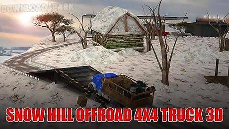 snow hill offroad 4x4 truck 3d