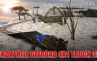 Snow hill offroad 4x4 truck 3d
