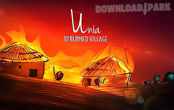 Unia and the burned village