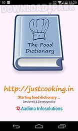 food dictionary