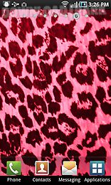 hot pink leopard print live wallpaper
