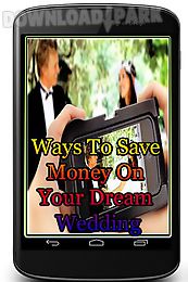 ways to save money on your dream wedding