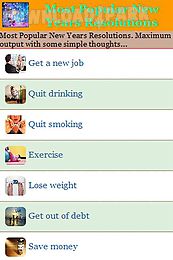 most popular new years resolutions