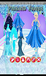 princess frozen dress up games