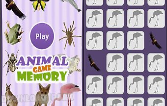 The animals memory game