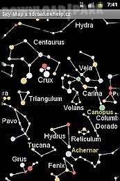sky map of constellations