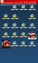 angry birds match up game