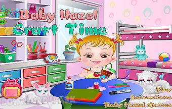 Baby hazel craft time