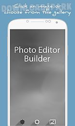 photo editor builder