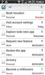 todo next task list and to do list