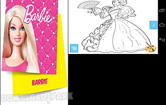 Beauty barbie coloring pages