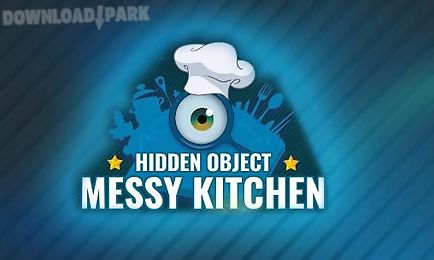 hidden object: messy kitchen
